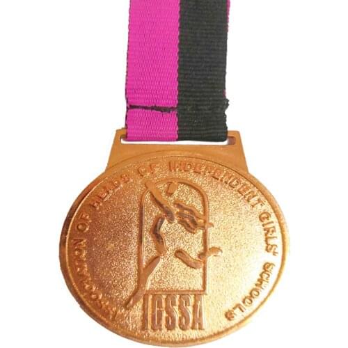 1.76 inches Customized Medals Engrave Logo with Bold Imagination Round Shap Race Medal