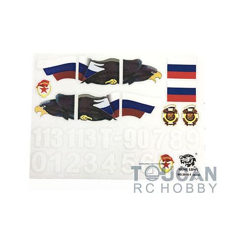 2.4Ghz HengLong 1/16 Russian T90 RC Tank Model 3938 Decal Accessory TH00568