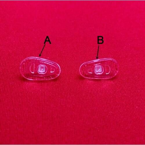 20PCS=10 Pairs Air Chamber Silicone Anti Slip Screw-in Nose Pads For Eyeglasses Eyewear Glasses Accessories