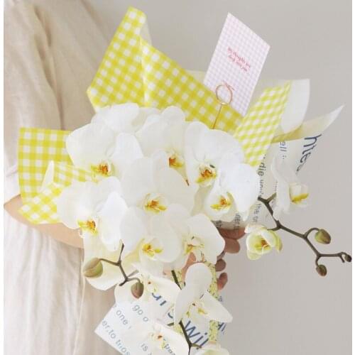 20pcs Florist Bouquet Packaging Wrapping Paper High-grade Waterproof Decorative Handmade DIY Birthday Wedding Materials 60*60cm