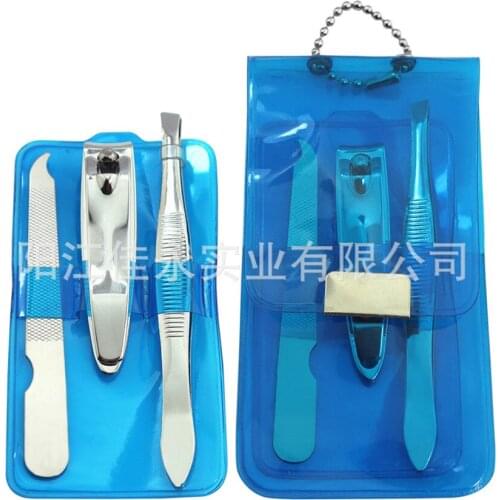 3 Pcs/Set Professional Nail Clippers Cuticle Nipper Pedicure Manicure Cleaner Kit Case Beauty Tool Home Essential