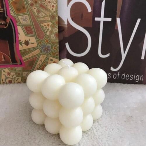 3D Big Square Ball Cube Mold Silicone Candle Molds Soap Candle Mold Handmade Cake Decors Tools Clay Resin Moulds Bath Bomb Mold