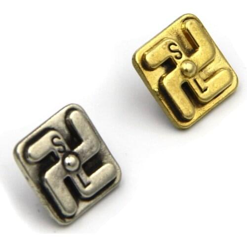 Buddhist Design Concho Screw Back for Leathergoods Decoration