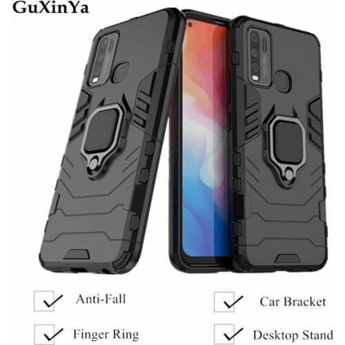 Phone Case For Vivo Y50 Cases Luxury Armor Magnetic Ring Back Cover For Vivo Y50 Funda Bag For VIVo Y50 Coque Bumper 6.53"