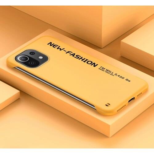 Fashion Frameless Ultra Slim Case For Xiaomi Mi 11 Lite 5G Case Matte Hard Plastic Thin Back Cover For Xiaomi Mi 11 Shockproof