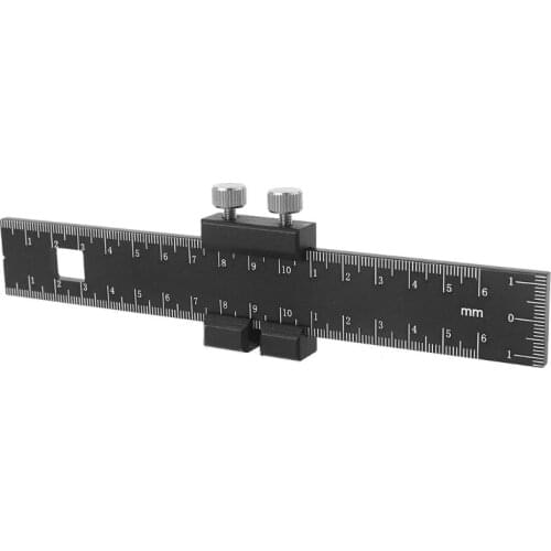 B2RB Woodworking T-Rule 6/8/12 Inch,Precision Precision Marking T-Square ,Aluminum alloy Positioning Scribing Gauge