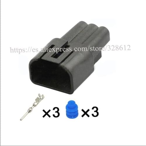 DJ7035K-1.2-11 car wire male cable Waterproof sheath 3 pin connector automotive Plug socket include terminal and seal
