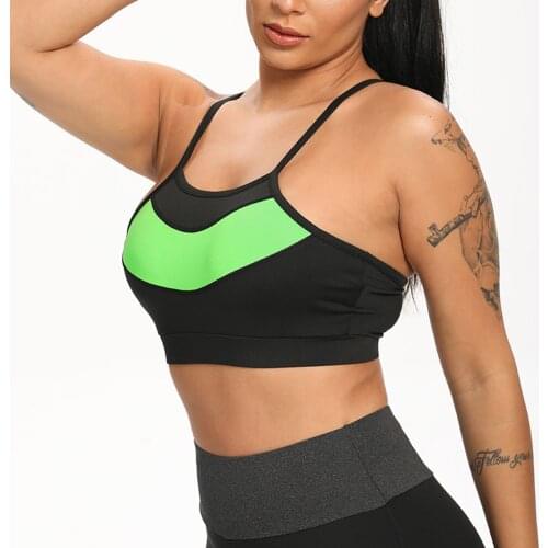Breathable Sports Bra Top Women Training Shockproof Sports Mesh Quick-Drying Gym Running Sports Yoga Tank Tops желетка женская