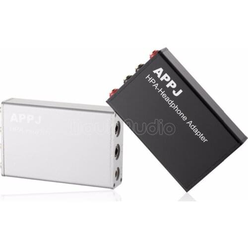 Headphone Impedance Matching Box Adapter Tube Amplifier to Headset Amp Converter