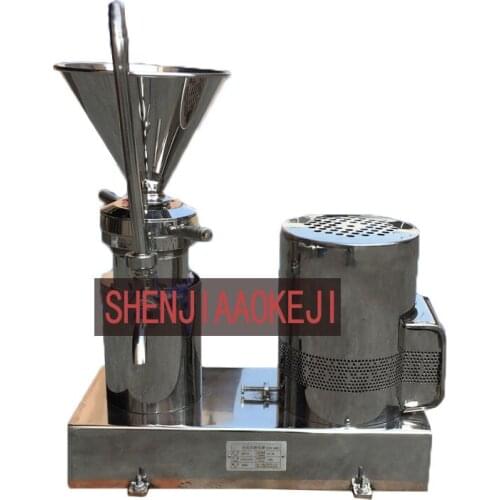 JMF-120 Food Colloid mill grinding machine Stainless steel Soybean split mode colloid mill home ultrafine fluid refiner 380v