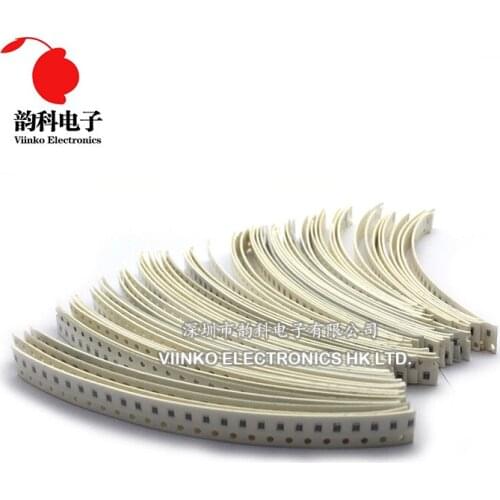0805 5% SMD Resistor Kit 1/8W 0R-20M 177valuesx50pcs=8850pcs Resistor Kit Sample Kit 0R~20M 0R 1R-20M