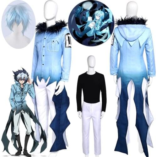 Servamp Kuro Cosplay Costume Stage Performance Clothes, Perfect Custom for You Servamp Sleepy Ash Kuro Vampire Black Cat Cos wig