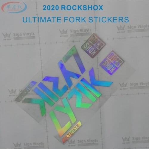 2020 New Brand PIKE SID LYRIK ROCKSHOX Fork Stickers Cycling Bicycle Frame Decals MTB Fork Stickers Decoration Film Vinyl