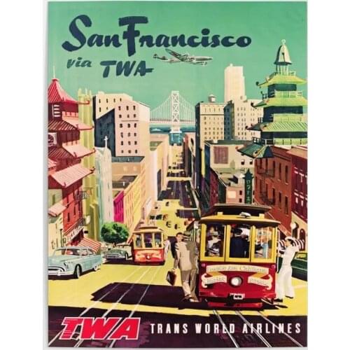 Paintings Wall Art Canvas Modular San Francisco Pictures HD Print Landscape Posters No Framework For Living Room Home Decoration