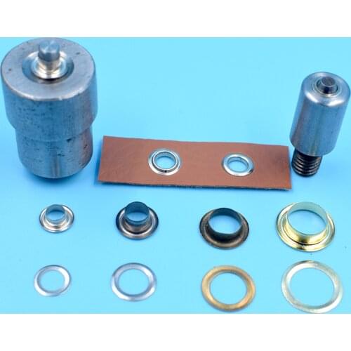 100 sets 4 optional colors 5/6/8/10mm grommet eyelets washer with fasten installation mold used for DIY apparel sewing craft