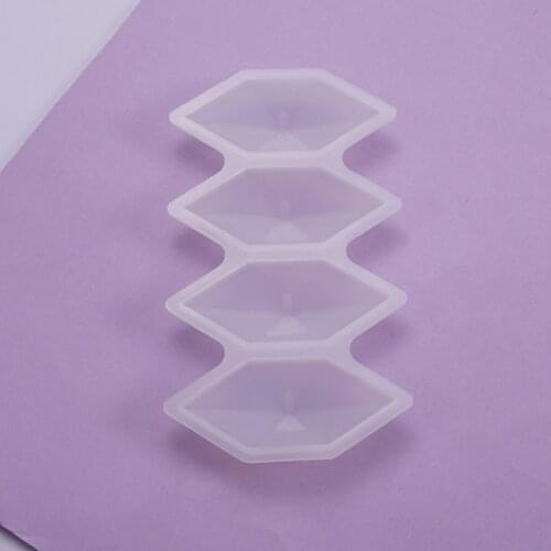 Hexagonal Diamond Pendant Silicone Mold DIY Handmade Making Accessories Epoxy Resin Mould