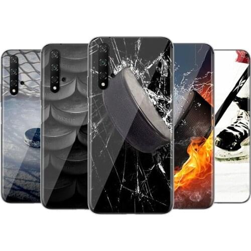 Hot Fashion Sport Hockey Silicone Cover For Huawei Honor 9X 9N 9 Lite 8S 8C 8X Play 8A 8 V9 3E 7A 7C Pro Phone Case