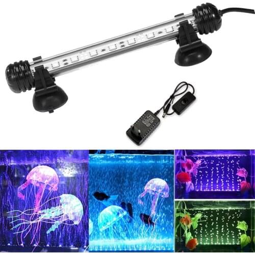 LED Aquarium Light Fish Tank Light Submersible Colorful Led Fish Tank Light 29/39/49cm EU Aquarium Lamp