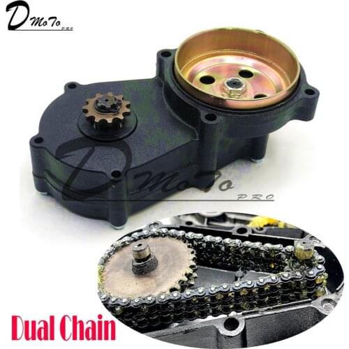 T8F Dual Chain Clutch Black 11 13 14 17 19 20 tooth For 43cc 47cc 49cc Mini Moto Pit Dirt Bike Quad ATV Buggy Go kart