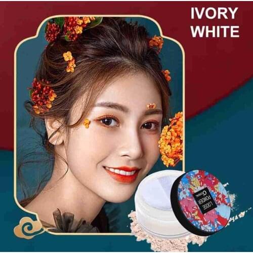 Face Makeup 2 Colors Loose Powder Face Makeup Waterproof Loose Oil Control Applicable All Skin Types Face Beauty Setting Product