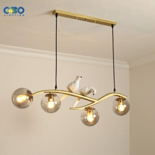 Vintage Pendant Lamp Glass Lampshade Black/Gold Iron Coffee Shop Lighting Cord E27 LED Europe Modern Pendant Light