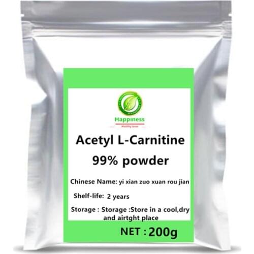 High Quality 99% Acetyl L-Carnitine powder adjustable women/men Sports top Nutrition supplement burn fat cream free shipping