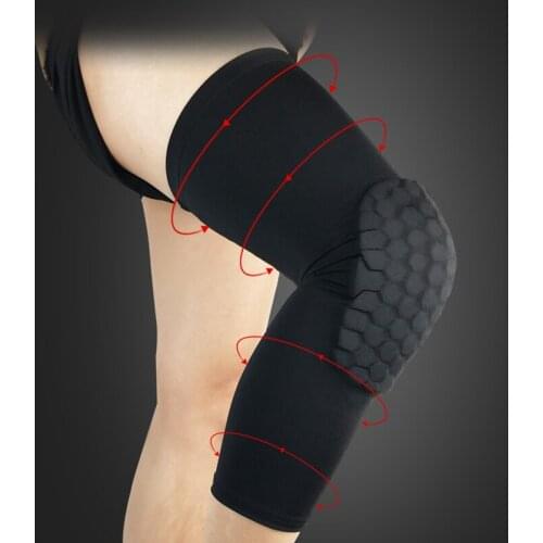 Outdoor Cycling Knee Guard Highly Elastic Comfortable Ultraviolet-Proof Knee Guard Crashproof Antislip Sports Knee Guard
