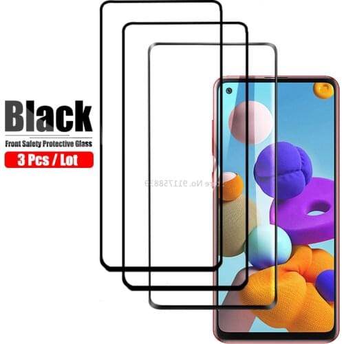 3 Pcs Screen Protective Glass For Samsung Galaxy A21S A51 A71 A02S A12 A41 A31 M31 M31S M51 A11 A20E A30S A42 M11 Protector Film