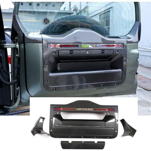 2020-2021 for Land Rover Defender 110 Door Guard Panel Modified Trunk Tail Door Panel with Pzi Flag auto parts
