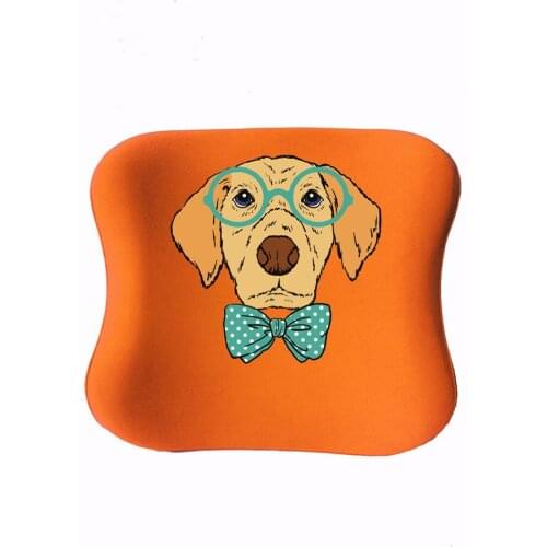Custog Memory Foam Kids-Young Visco Waist Support Back Pillow For Study Chair Orthopedic Health Care Pad Dog