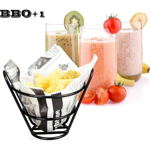 Chicken Holder Stand Snack Storage Stainless Steel French Fries Serving Basket Hotel Tableware Fast Food Tray Kitchen Special