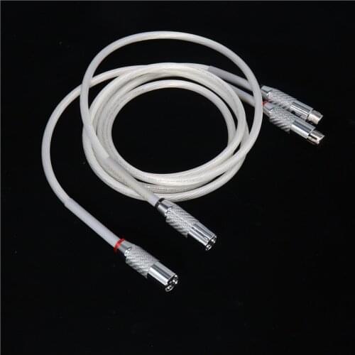 FR AUDIOMECA 1Pair Hifi XLR Cable Pure 7N OCC Silver-plated Audio Cable With Top Grade Carbon fiber XLR Plug
