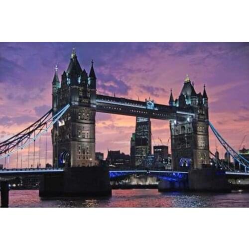 Glymg London Bridge Monument Diy Diamond Embroidery Diamond Mosaic Gift 5d Diamond Painting Diamond Wall Arts Decor