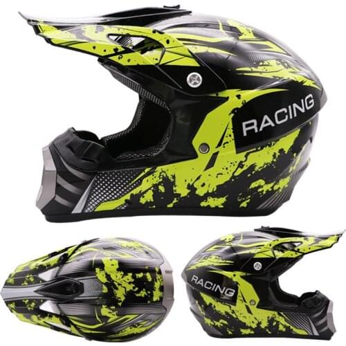 Racing Motorcycle Helmet Electric Vehicle Full Face Helmets Women Mans Capacete Motocross Casque Moto For Kids Adults