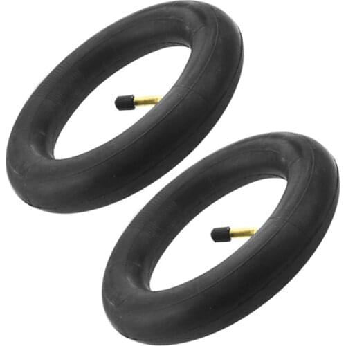 HOTA 8 1/2*2 Pneumatic Inflatable Inner Tube with Crooked Mouth Curved Valve/8.5 Inch Tyre with Inner Diameter 134mm for Scooter