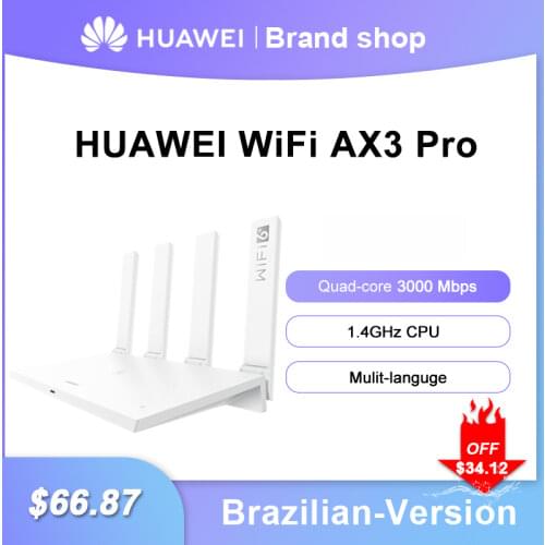 Huawei WiFi AX3 quad-core AX3 Pro dual-core router WiFi 6+ 3000Mbps 2.4GHz 5GHz dual-band gigabit rate WIFI wireless router