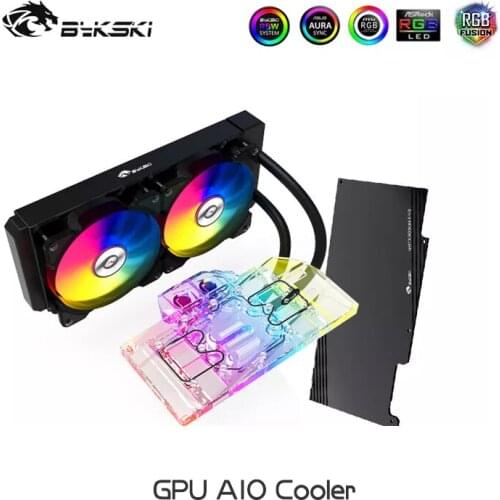 Bykski GPU AIO Water Cooling kit For ZOTAC RTX3090 GAMING OC Graphics Card,VGA Cooler 5V ARGB SYNC,VRAM Radiator B-FRD3090XG-RBW