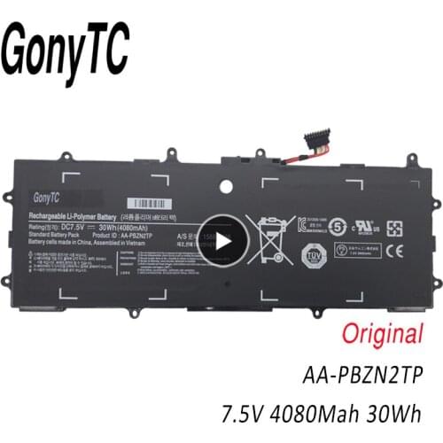 GONYTC 4080mAh original AA-PBZN2TP Laptop Battery for Samsung Chromebook XE500T1C 905S 915S 905s3g XE303 XE303C12 NP905S3G