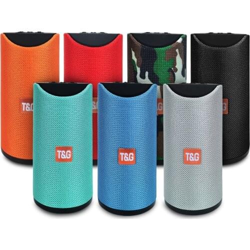 TG113 Portable Bluetooth Wireless Speakers 10W Outdoor Stereo Column Wireless Bluetooth Speaker USB TF FM Radio Loudspeaker Bass