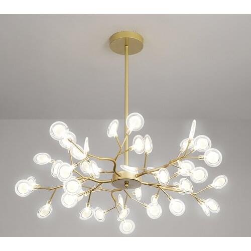 Nordic LED Firefly Pendant Lights Chandelier Modern Bedroom Living Room Dining Room Pendant Lamps Luxury Indoor Lighting