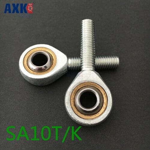 10mm Rod End Joint Bearing Sa10t/k Posa10 Sa10tk M10*1.5mm Male Metric Right Hand Threaded Rod End Joint Bearing