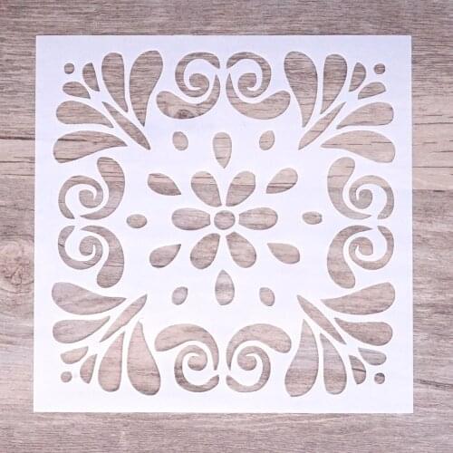 15 cm DIY Craft Layering Stencils For Walls Painting Scrapbooking Stamping Stamps Album Decorative Embossing Paper Cards