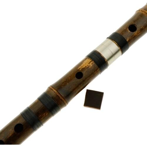2 Pieces Vertical Bamboo Flute Chinese Traditional Gift for Music Lovers