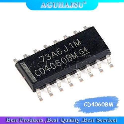 10PCS CD4060 CD4060BM SOP-16 Binary counter chip New Original