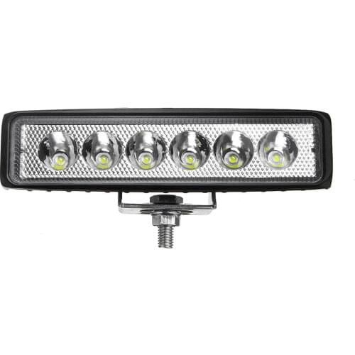 18W Car LED Spot Work Light Fog Lamp 6000K White IP65 Waterproof For 12/24V Off-road Truck ATV Boat Truck