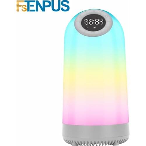 Wireless Bluetooth Speaker Musical Night Light Speaker Lamp LED Rechargeable Wireless Touch Bedside Lamp Camping Light