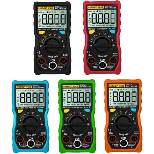 V01B Digital Multimeter Temperature Auto True-RMS intelligent NCV 4000 Counts AC/DC Voltage Current Ohm Meter Tester