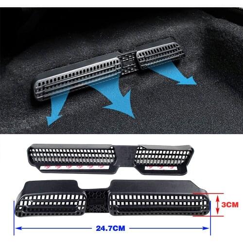 For Volkswagen VW Golf Sportsvan 2014-2019 Under Seat Floor AC Air Conditioner Vent Outlet Grille Protective Cover Car Trim