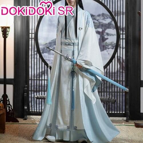 DokiDoki-SR Anime Dao Mo To Shi Cosplay Costume Lan Wangji Men Lan Wang Ji Mo Dao Zu Shi Cosplay Anime Ancient Costume
