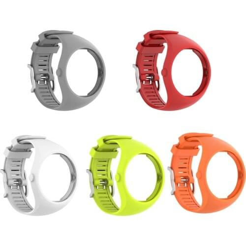 Quality Silica Gel Band for Polar M200, Soft Adjustable Silicone Replacement Wrist Band for Polar M200